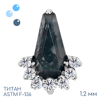 Накрутка Posy Agate Moss 1.2 мм